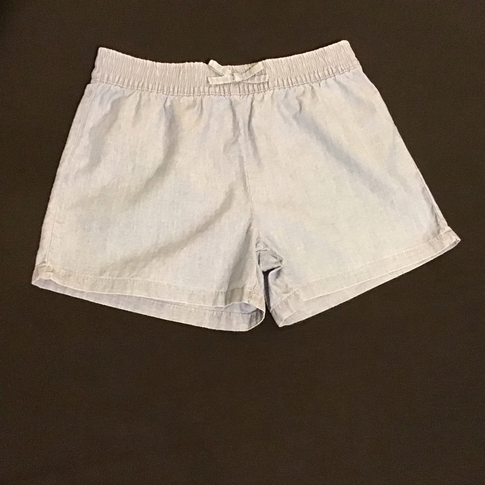 Kid Chambray pull on twill Shorts SZ 7